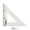 Esquadro Plastico 45 Graus 14Cm - cod. 799